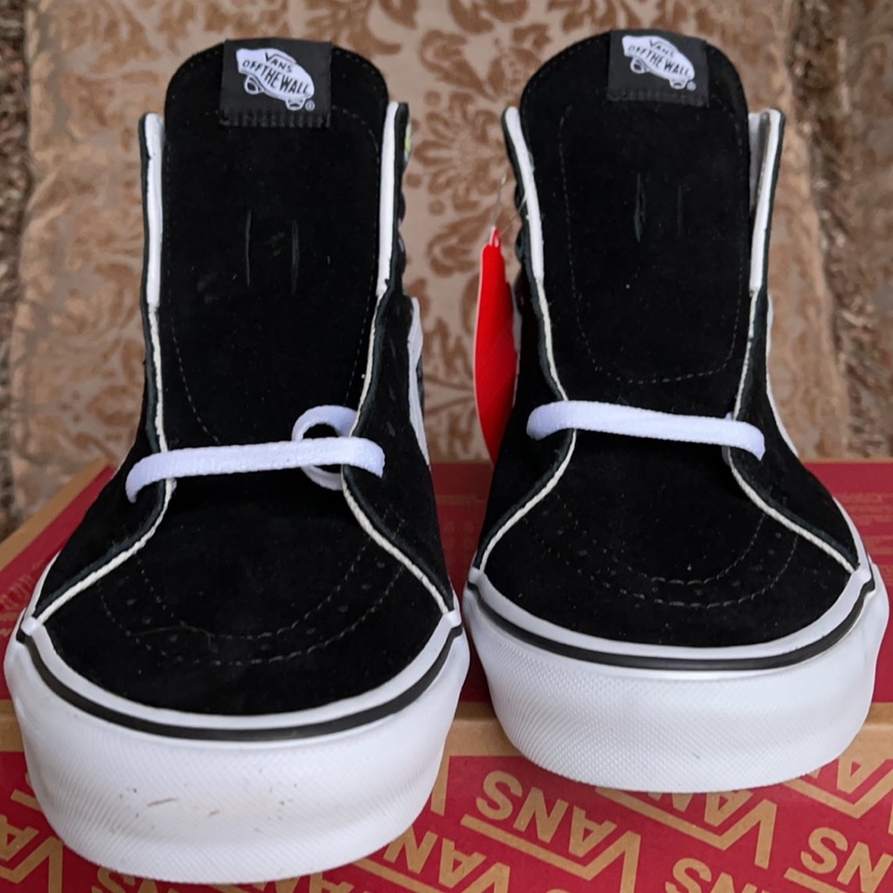 Vans Sk8-Hi Paradise Floral Black/True White Men’s - Picture 13 of 16
